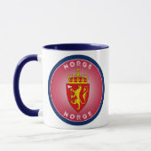 Norwegisches Erbe-Emblem Tasse (Links)