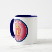 Norwegisches Erbe-Emblem Tasse (Vorderseite Links)