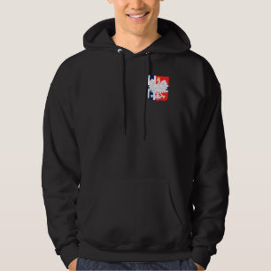 Norwegisches Familienerbe Polen Norwegen Hoodie