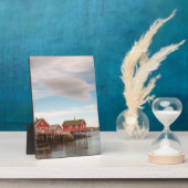 Norwegisches Fischerdorf Lofoten Fotoplatte (Seite)