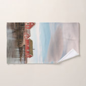 Norwegisches Fischerdorf Lofoten Handtuch (Handtuch)