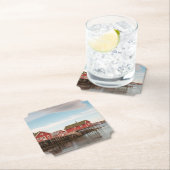 Norwegisches Fischerdorf Lofoten Untersetzer (Vor Ort)