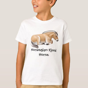 Norwegisches Fjord-Pferd scherzt T - Shirt