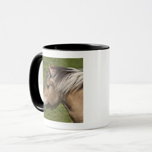 Norwegisches Fjord-Pferd Tasse (Vorderseite Links)