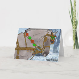 Norwegisches Fjord Pferd Weihnachten