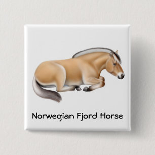 Norwegisches Fjord-PferdeButton Button