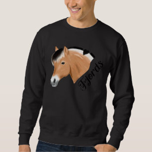 Norwegisches Fjordpferd für Fjords Dunkler Reiter Sweatshirt