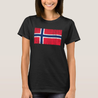 Norwegisches Flaggenland Norwegen - Vinta T-Shirt