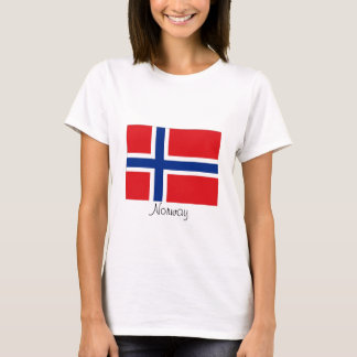 Norwegisches Flaggent-shirt Norwegens T-Shirt