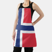 Norwegisches Flaggenzeichen Schürze (InSitu)