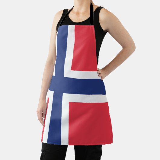 Norwegisches Flaggenzeichen Schürze (InSitu)