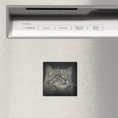 Norwegisches Forest Cat-Portrait Magnet (In Situ (Geschirrspüler))