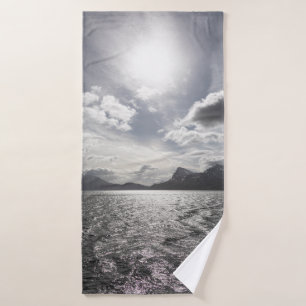 Norwegisches Foto Badehandtuch
