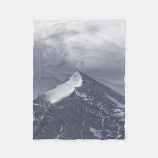 Norwegisches Foto Fleecedecke (Vorderseite)