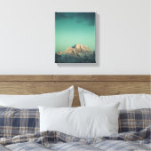 Norwegisches Foto für Berggebiete Leinwanddruck (Insitu (Schlafzimmer))