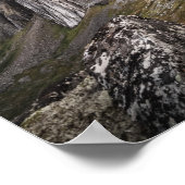 Norwegisches Foto für Berggebiete Poster (Ecke)