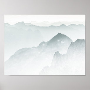 Norwegisches Foto für Berggebiete Poster