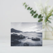 Norwegisches Foto Küstenlandschaft Feiertagspostkarte (Stehend Vorderseite)