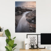 Norwegisches Foto Küstenlandschaft Poster (Heimbüro)