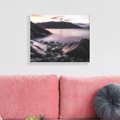 Norwegisches Foto Leinwanddruck (Insitu (Wohnzimmer))