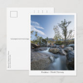 Norwegisches Foto Postkarte (Vorne/Hinten)