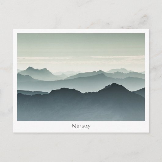 Norwegisches Foto Postkarte (Vorderseite)