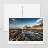 Norwegisches Foto Postkarte (Vorne/Hinten)