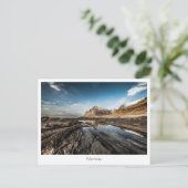 Norwegisches Foto Postkarte (Stehend Vorderseite)