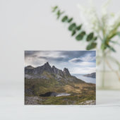 Norwegisches Foto Postkarte (Stehend Vorderseite)