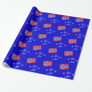 Norwegisches Geschenkpapier