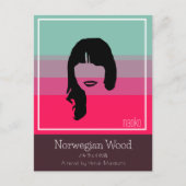 Norwegisches Holz - Naoko Postkarte (Vorderseite)