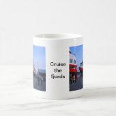 Norwegisches Kreuzschiff Kaffeetasse (Mittel)
