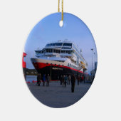 Norwegisches Kreuzschiff Keramikornament (Rechts)