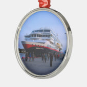 Norwegisches Kreuzschiff Ornament Aus Metall (Links)