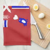 Norwegisches Lefse Flatbread Geschirrtuch (Viertel Falte)