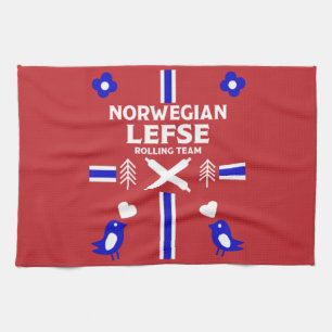 Norwegisches Lefse Flatbread Geschirrtuch