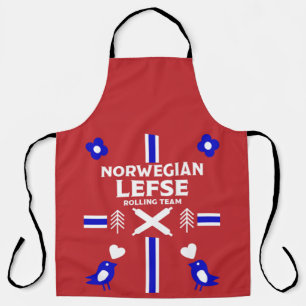 Norwegisches Lefse Flatbread Schürze