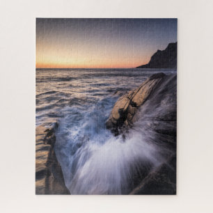Norwegisches Lofoten-Foto Puzzle
