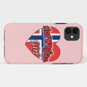 Norwegisches Mädchen Case-Mate iPhone Hülle (Rückseite (Horizontal))