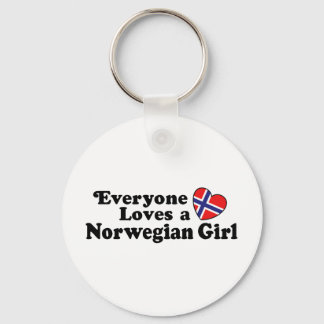 Norwegisches Mädchen Schlüsselanhänger