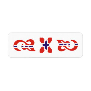 Norwegisches Monogramm X