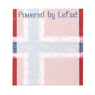 Norwegisches Motherboard-Thema Notizblock