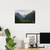norwegisches Poster im Hjelle-Tal (Heimbüro)