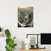 Norwegisches Poster von Voringsfossen (Heimbüro)