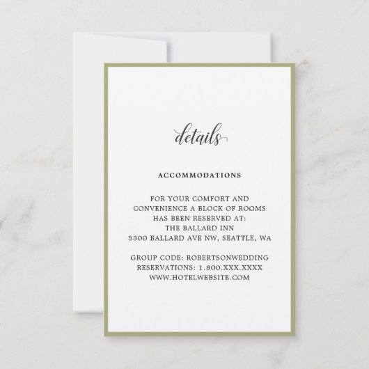 Norwegisches Rosemalherz | Antwortkarte RSVP Karte (Rückseite)