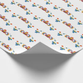 Norwegisches Rosmingpapier Geschenkpapier (Ecke)