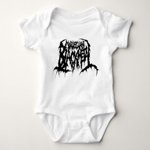 Norwegisches schwarzes Metall Baby Strampler