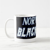 Norwegisches schwarzes Metall "Tasse " Kaffeetasse (Links)