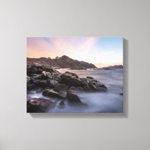 Norwegisches Seascape-Foto Leinwanddruck