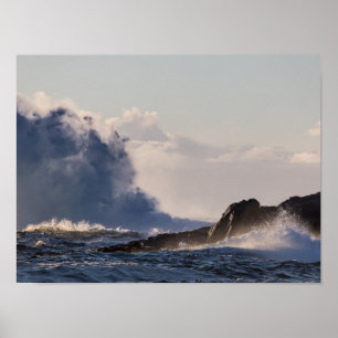 Norwegisches Seascape-Foto Poster